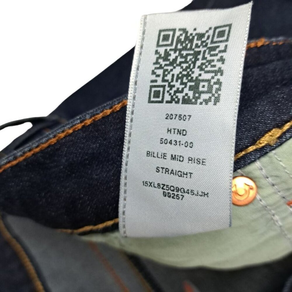 True Religion Billie Mid Rise Straight Jeans - Picture 11 of 11